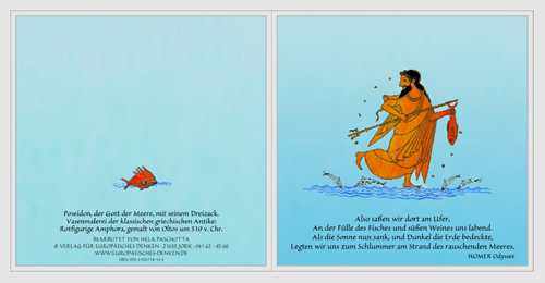 Postkarten mit Motiven aus der griechischen Vasenmalerei